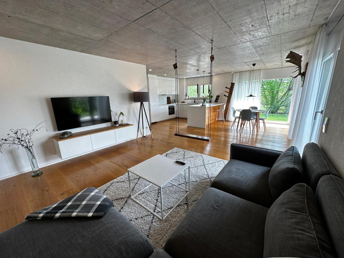 Moderne Ferienwohnung Rhenum Mit Wallbox Waldshut-Tiengen Buitenkant foto