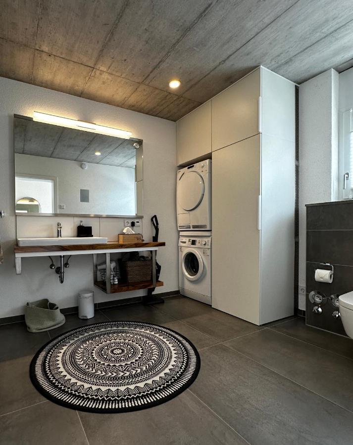 Moderne Ferienwohnung Rhenum Mit Wallbox Waldshut-Tiengen Buitenkant foto